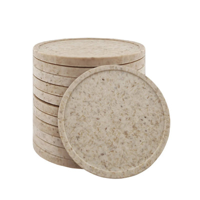 Round Wood Fiber Eco-Tokens 29mm