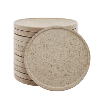 Round Wood Fiber Eco-Tokens 35mm