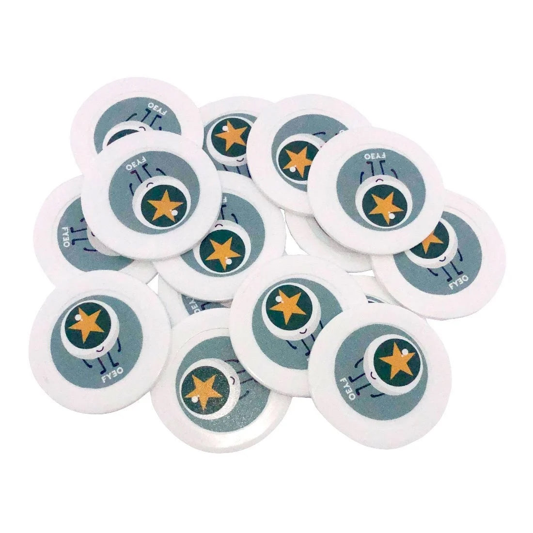 Custom Printed Round Casino/Poker Plastic Tokens 40mm - MOQ 100