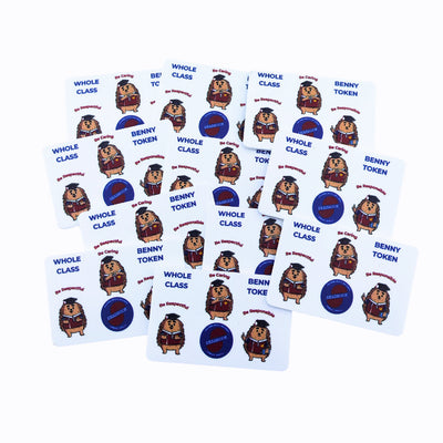 Custom Printed Rectangular Tokens 64x42mm - MOQ 100