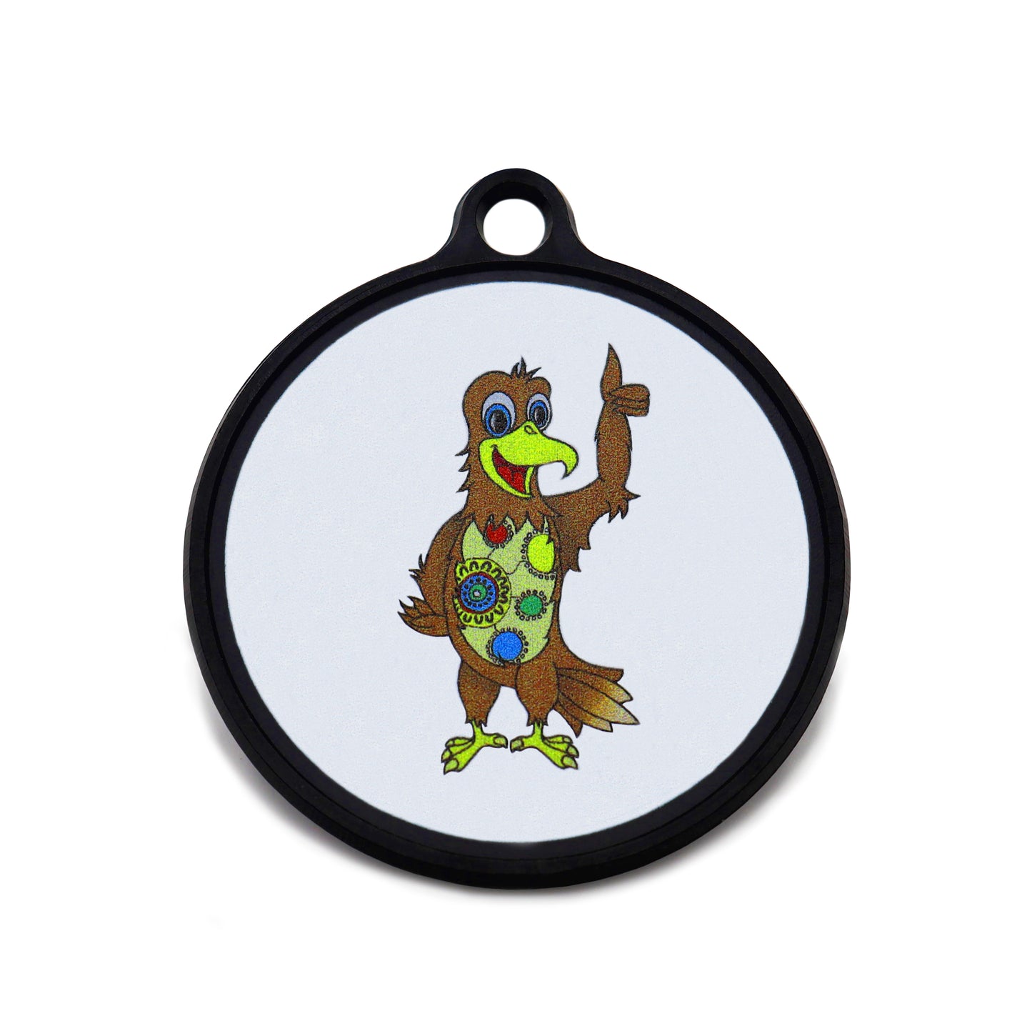 Round Plastic Key Tags With Custom Printing
