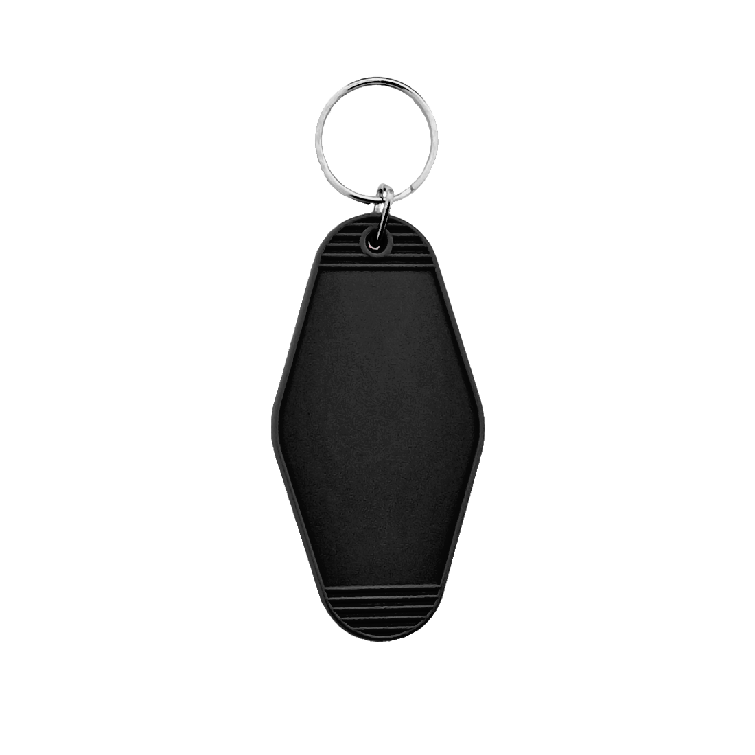 Black Vintage motel key fob