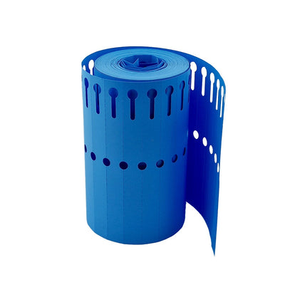 Plastic Plant Wrap Around Labels Blue On A Roll