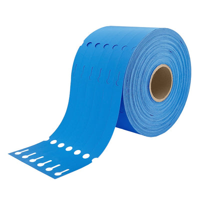 Blue Plant Tags On Roll For TT Printer