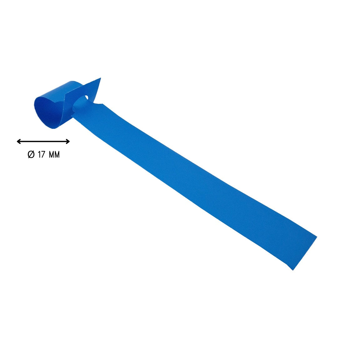 Loop Lock Label Blue 17mm Loop Size