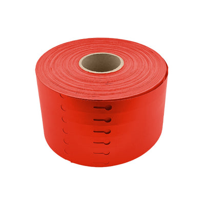 Red Loop Lock Tags For Plants On Roll 6 Across For TT Printer