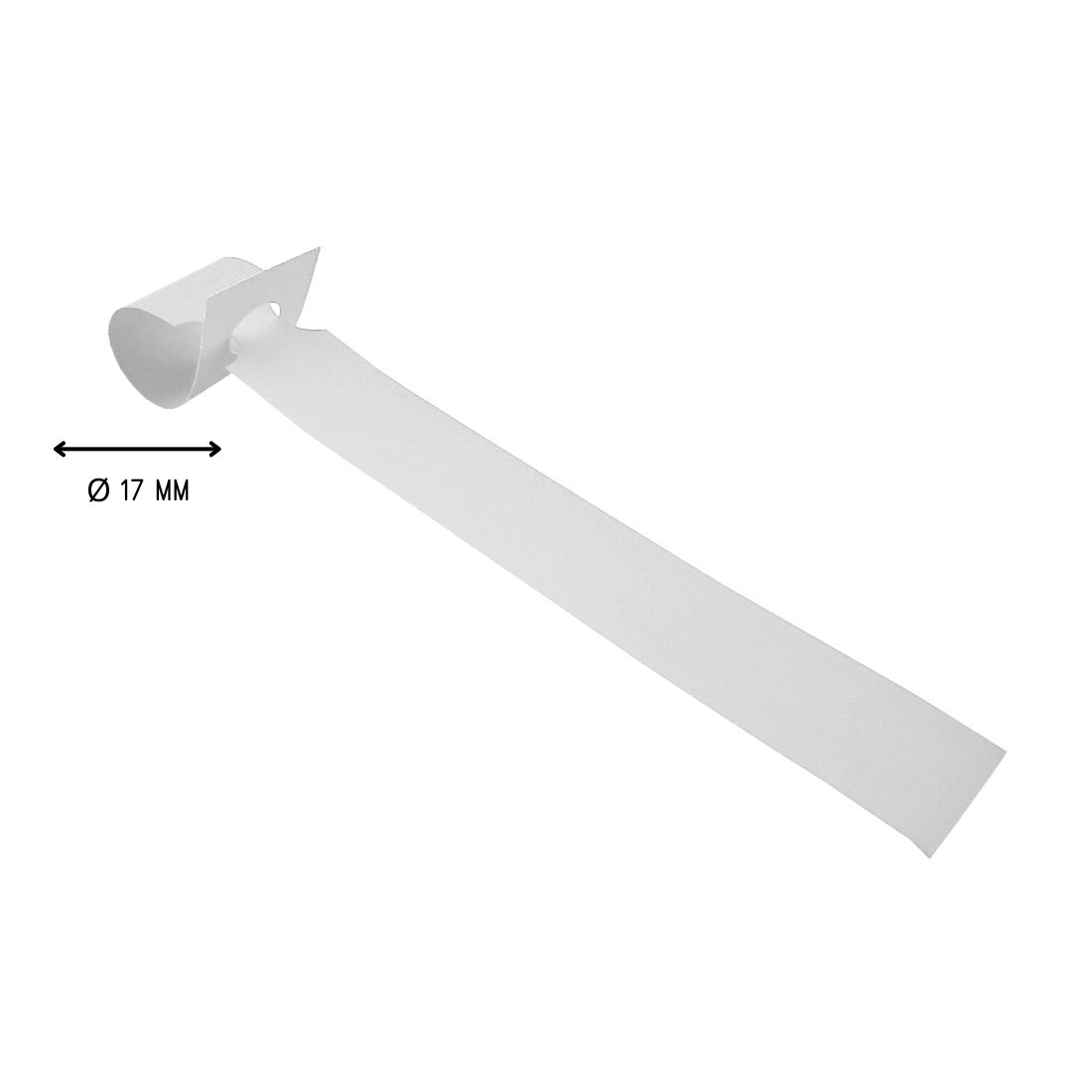 Loop Plant Labels White 17mm Loop