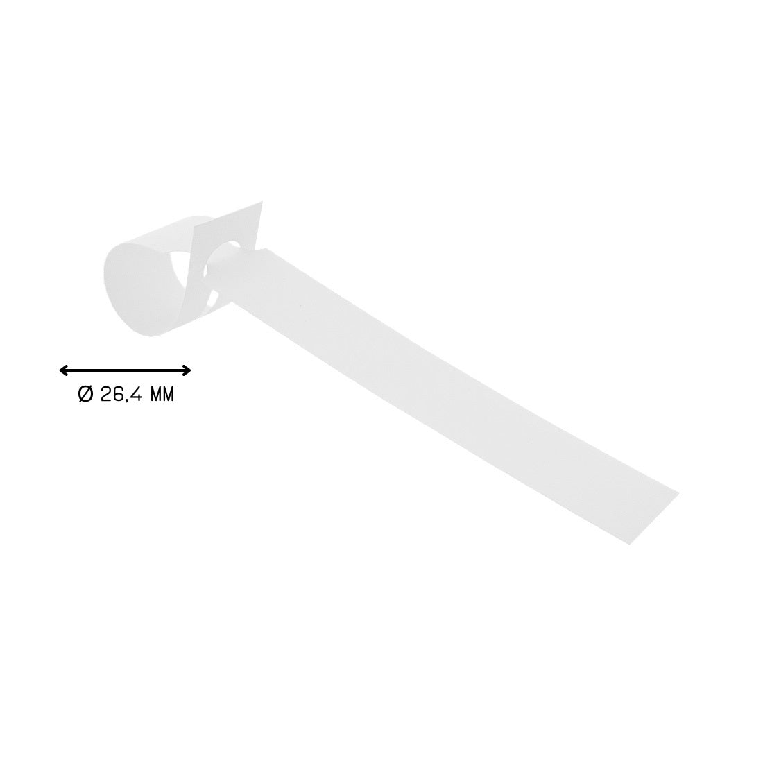 Garden Labels With Self-tie Loop Orange