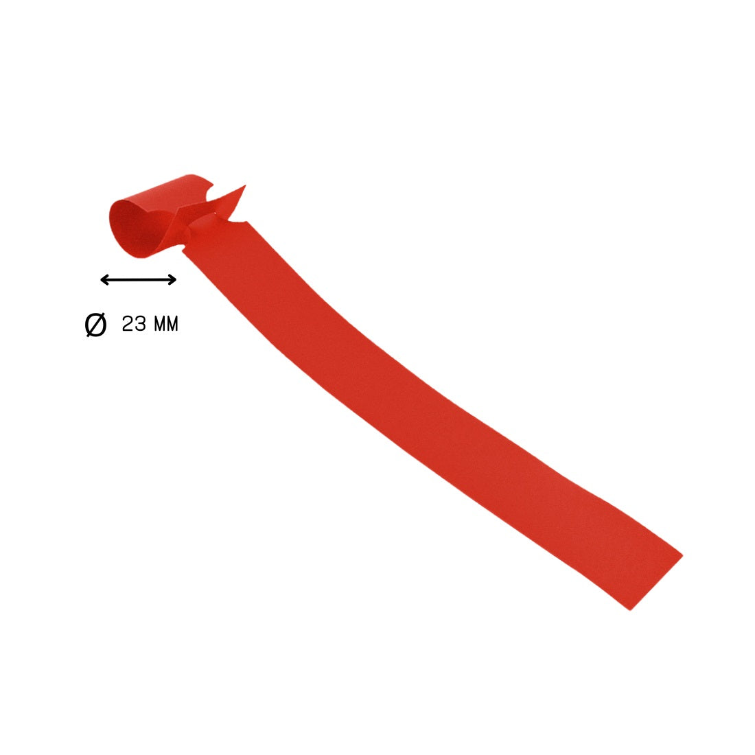Loop Tag Labels 23mm Loop Size Red