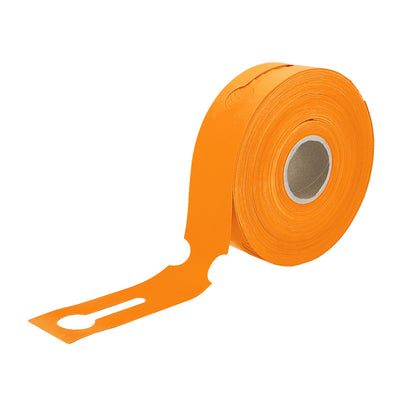 Orange Wrap Around Tags For Thermal Transfer Printer On Roll