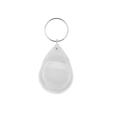 Clear Acrylic Photo Frame Key Tags 32x53mm