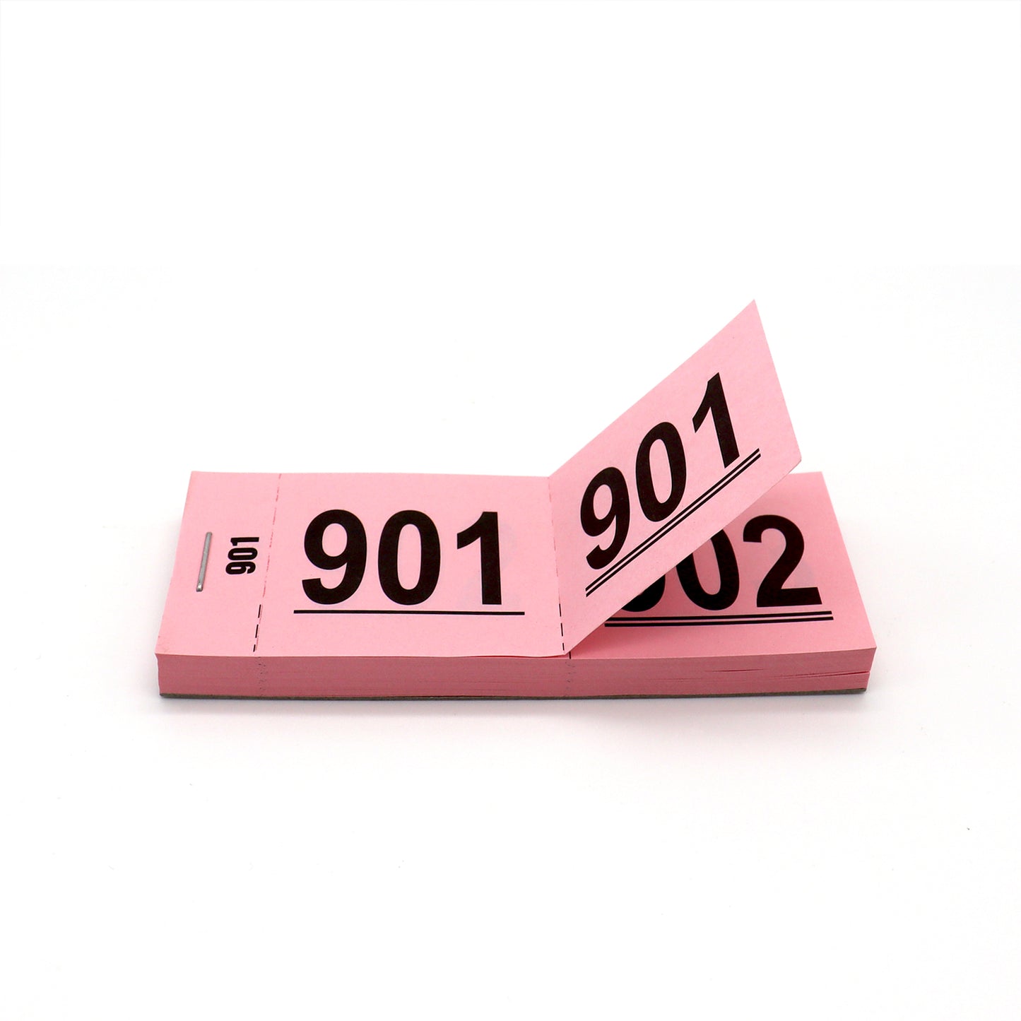 Raffle Check Tickets Cloakroom Tickets 1-1000 Pink