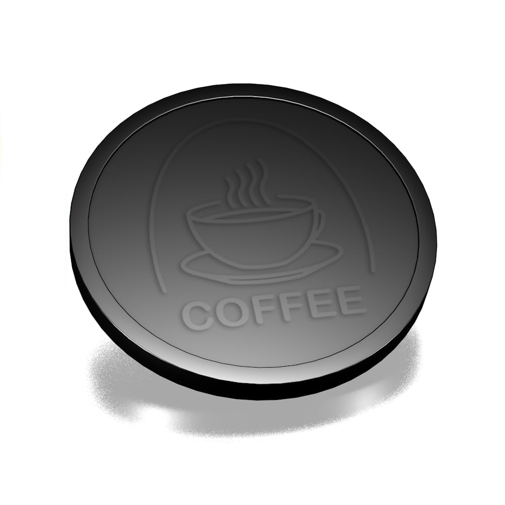 プラスチックドリンクトークンコーヒーカップ 29mm