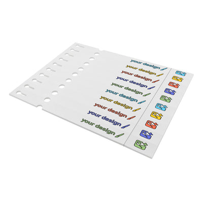 Custom Printed Loop Lock Plant Labels With Numbering and Tear Off Stud 250x20mm