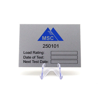 Rectangle Aluminium Logo Plates with Adhesive Tape