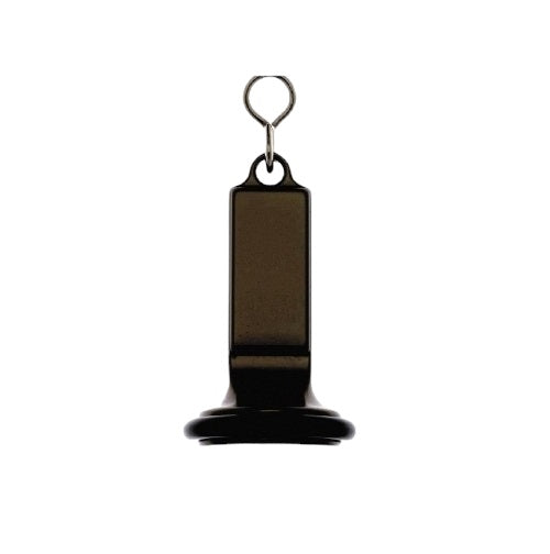 Clock-shaped Aluminium Hotel Key Tags with Custom Engraving and Rubber Ring