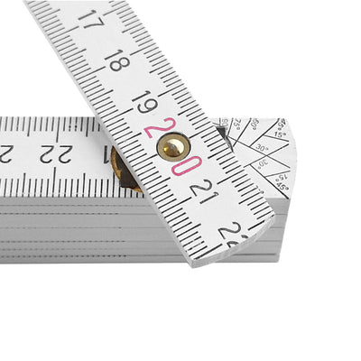 Personalied Folding Ruler With Name Print 2 Meter and Integrated Angle Measurement