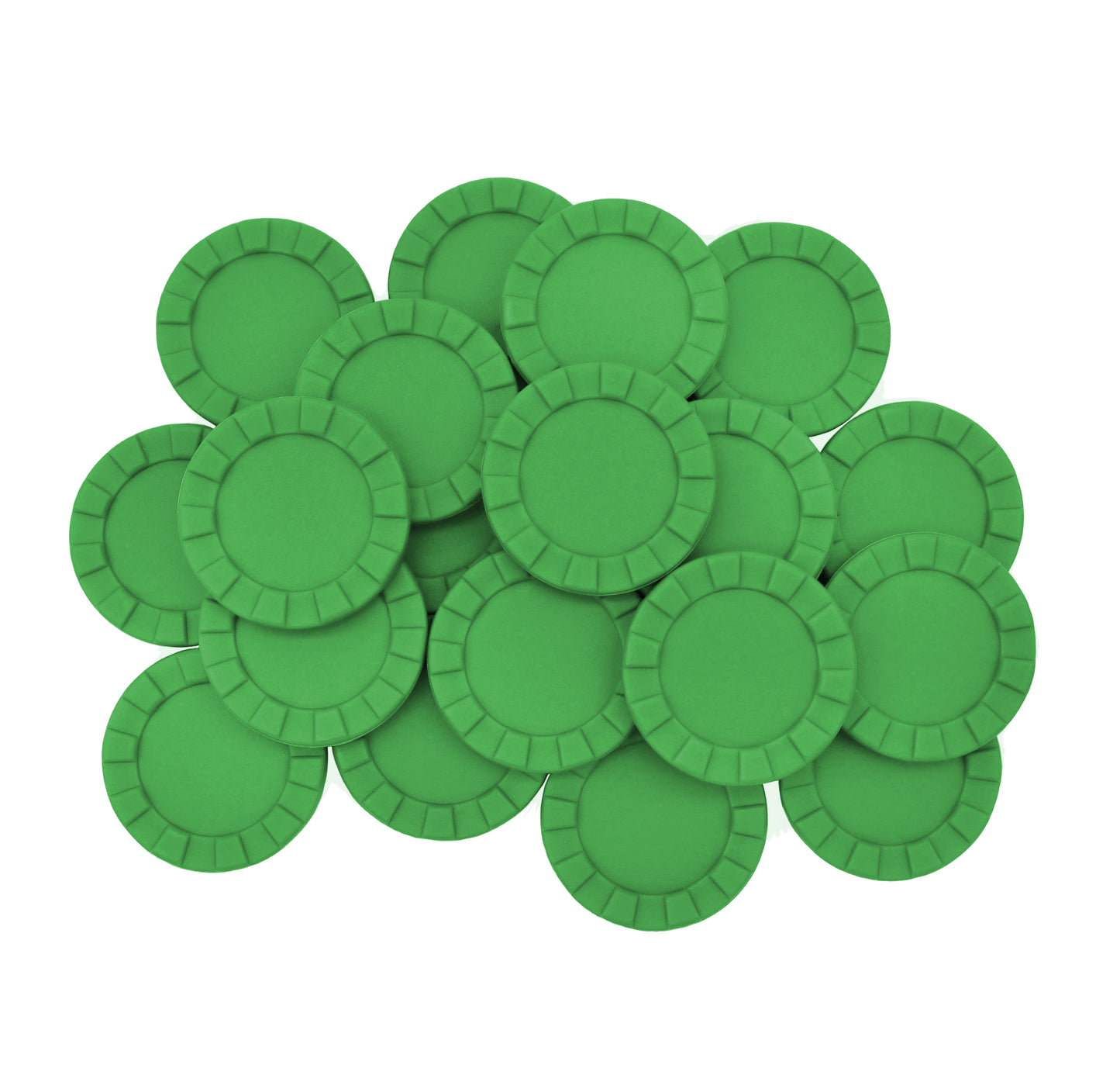 積み重ね可能な丸型プラスチックトークン 29mm