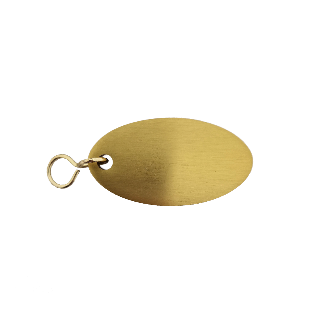 Gold Aluminium Key Tags With S-hook Fastener