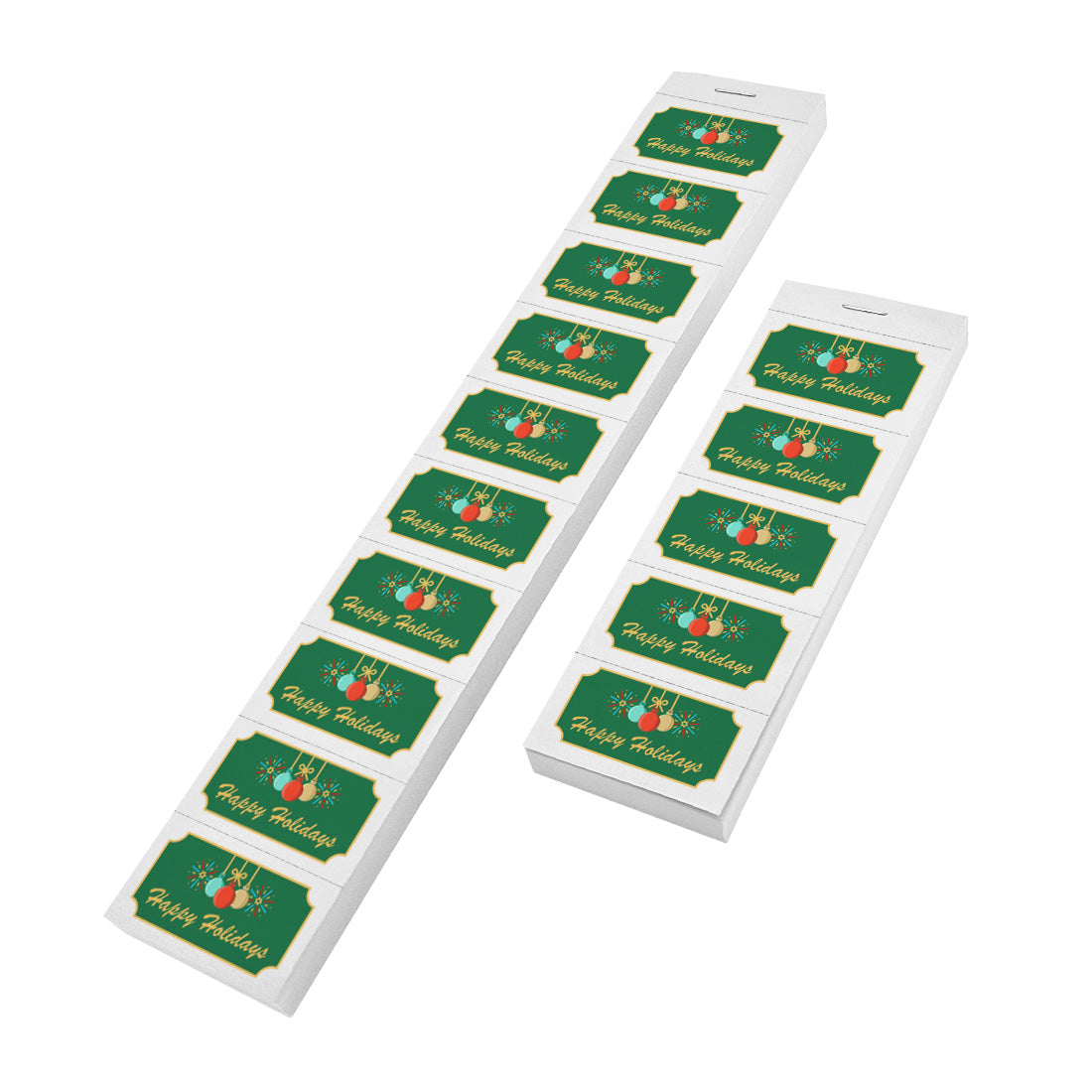 Christmas Redemption Drink Tickets on Strips 5 Tickets or 10 Tickets Per Strip