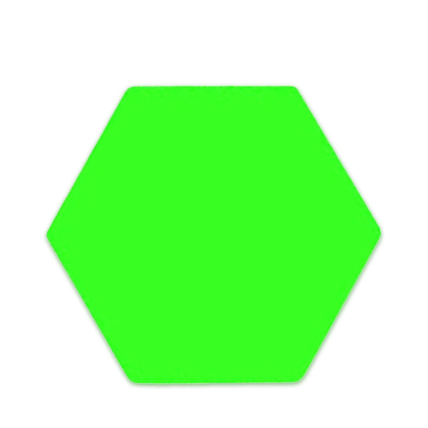 Hexagon Plastic Tokens 36x36mm