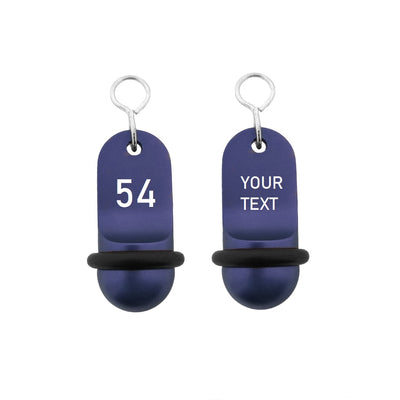 Oval Aluminium Hotel Key Tags | Mini Classic | With Engraving