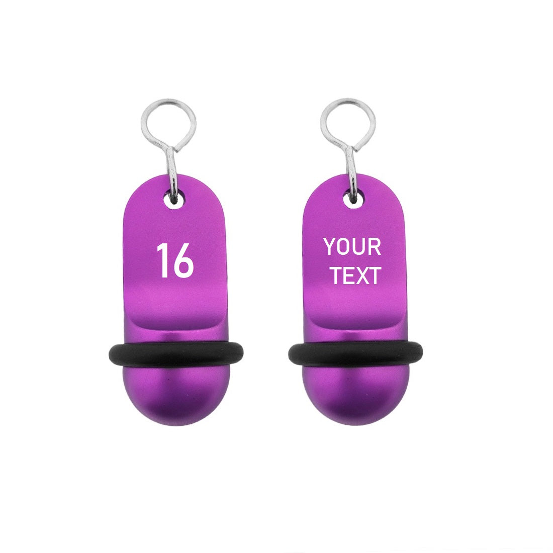 Oval Aluminium Hotel Key Tags | Mini Classic | With Engraving