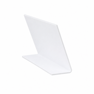 Polystyrene Wifi Login L-Shaped Sign Back Side View