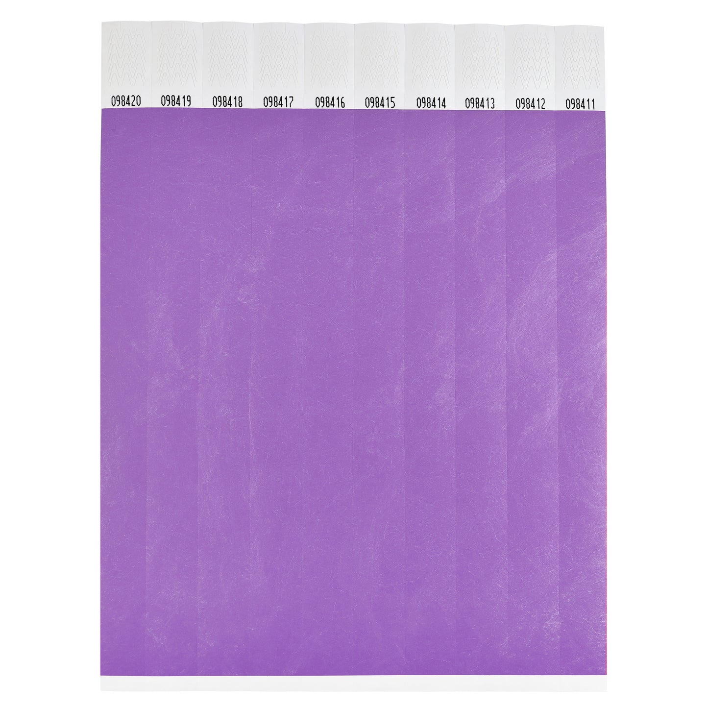 Tyvek Wristbands - Purple