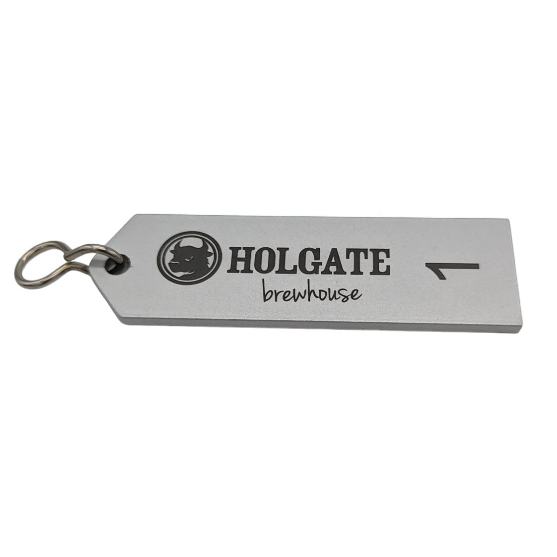 Rectangle Aluminium Hotel Key Tags | Bercy | With Engraving
