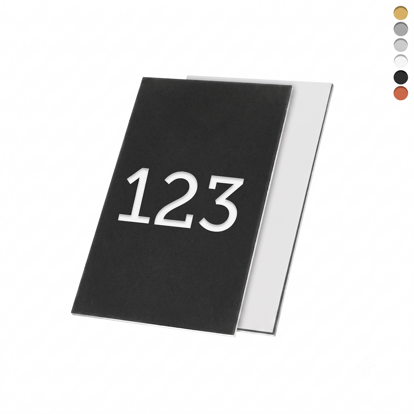 Rectangle Foil Labels With Straight Corners And Adhesive Tape Backing