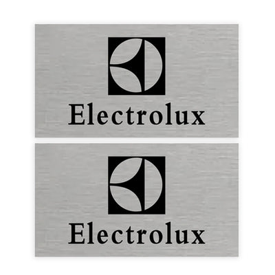 Rectangle Acrylic Logo Plates with a Metallic Look