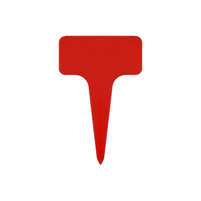 Plant Display Label Red T-Shaped