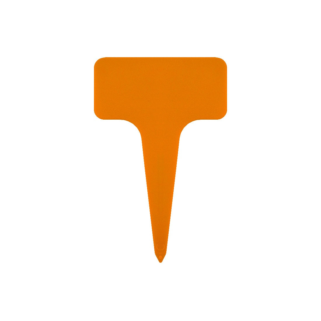 Plant Display Label Orange T-Shaped
