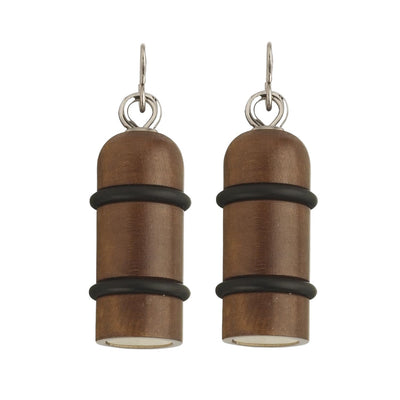 Beech Wood Hotel Key Tags With Custom Number Engraving and Two Rubber Rings