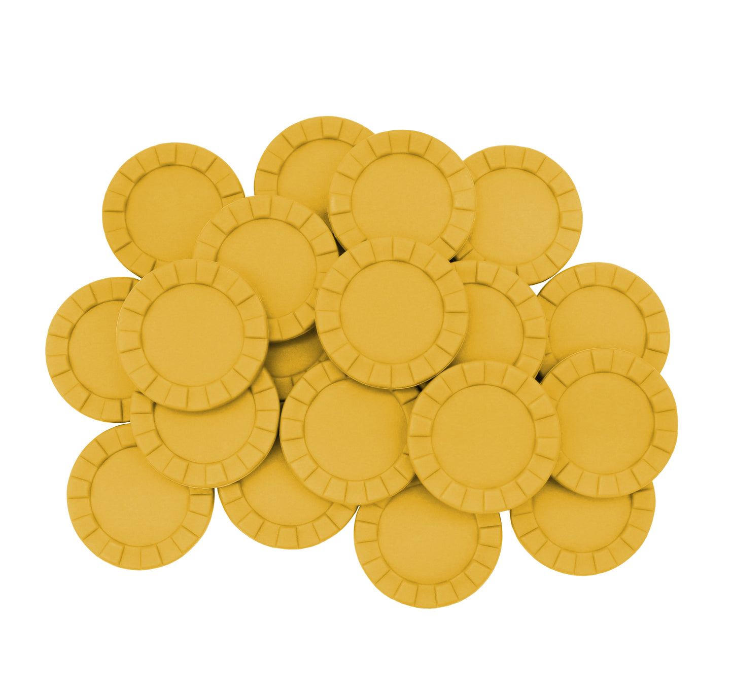 積み重ね可能な丸型プラスチックトークン 29mm