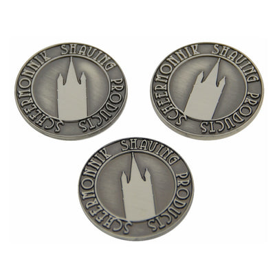 Small Embossed Metal Logo Tags