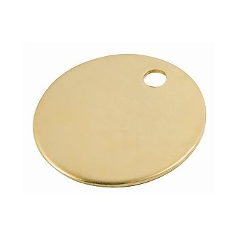 Brass Blank Valve Tag