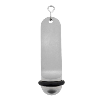 Blank Aluminium Hotel Key Tags Silver 