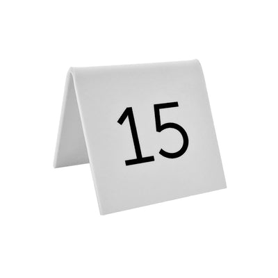 Polystyrene Table Number Signs