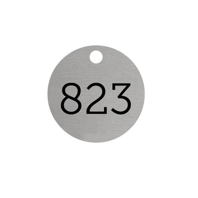 Aluminium Number Tag