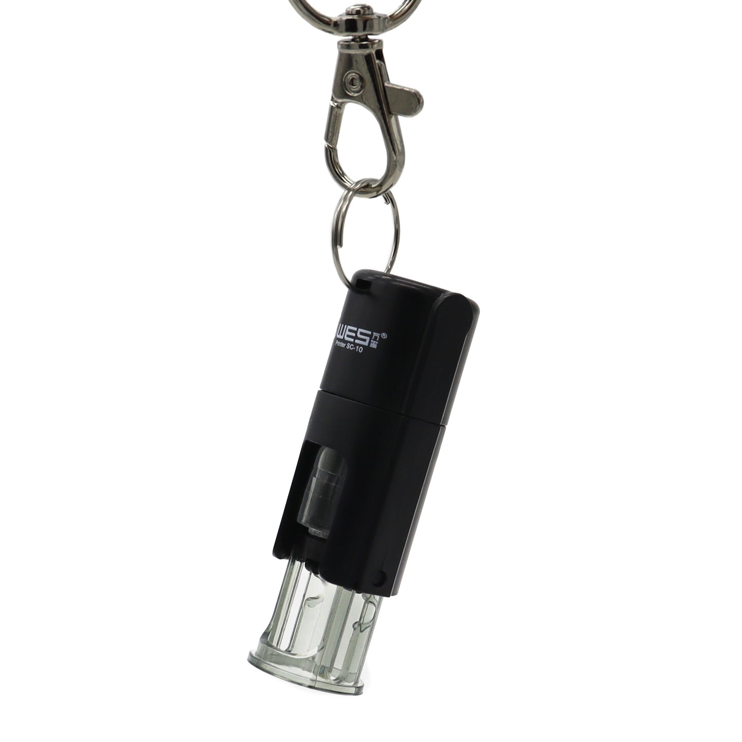 Self Inking Stamp Hanging On Key Chain