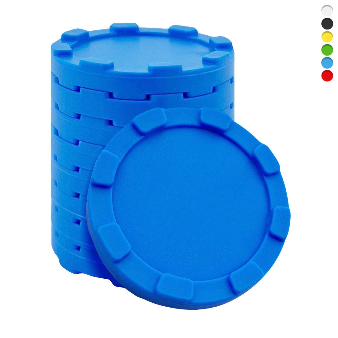 積み重ね可能な丸型プラスチックトークン 29mm