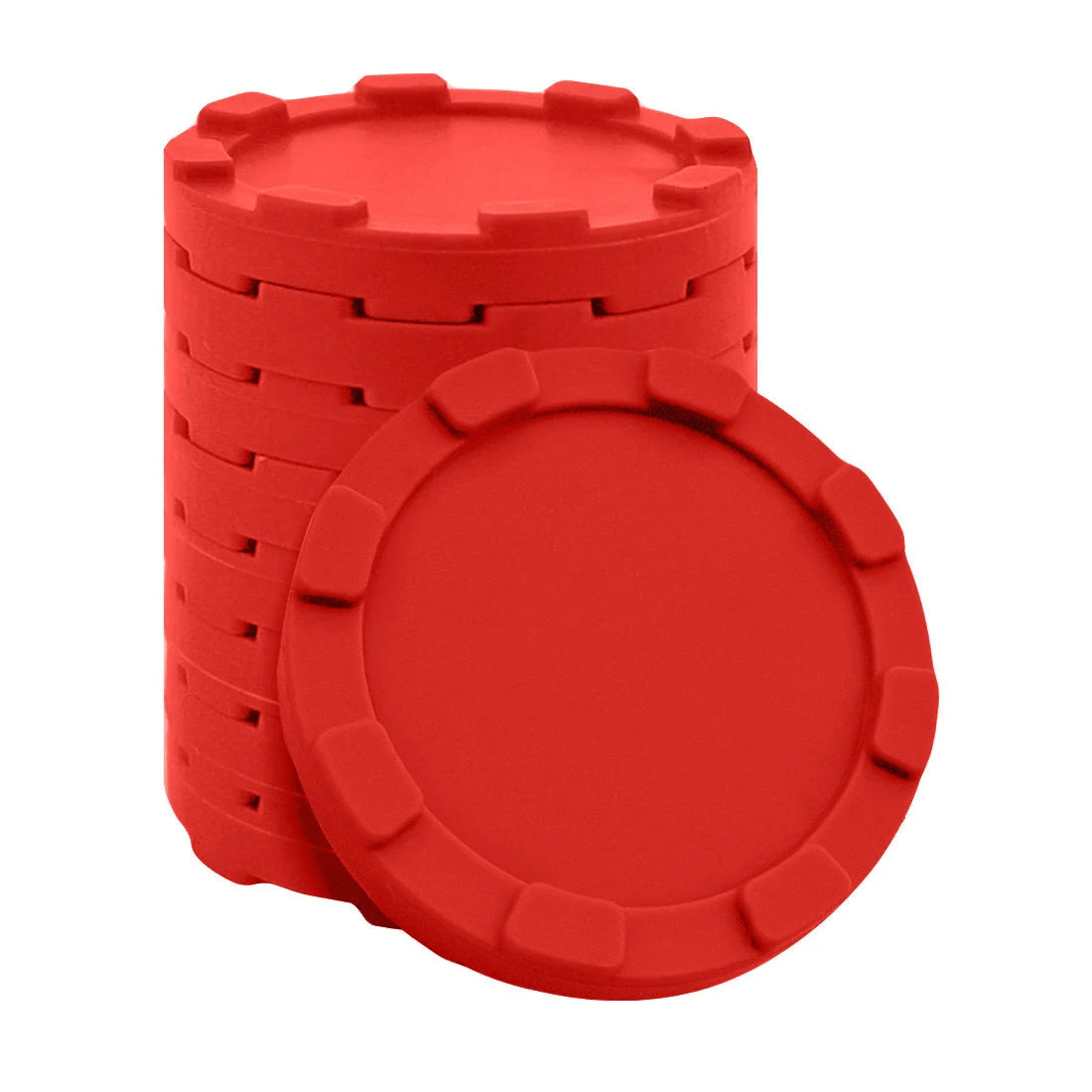 積み重ね可能な丸型プラスチックトークン 29mm