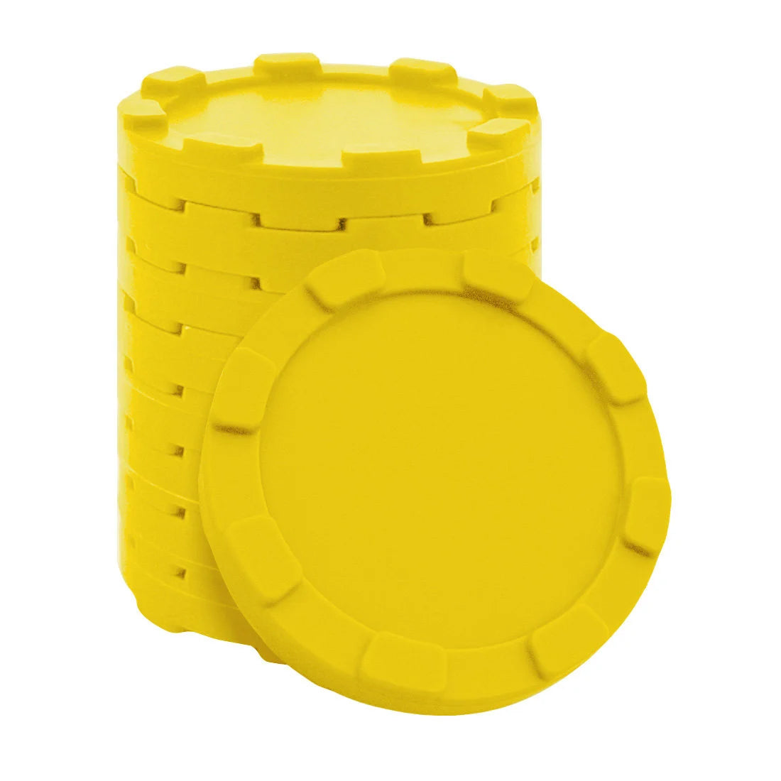 積み重ね可能な丸型プラスチックトークン 29mm