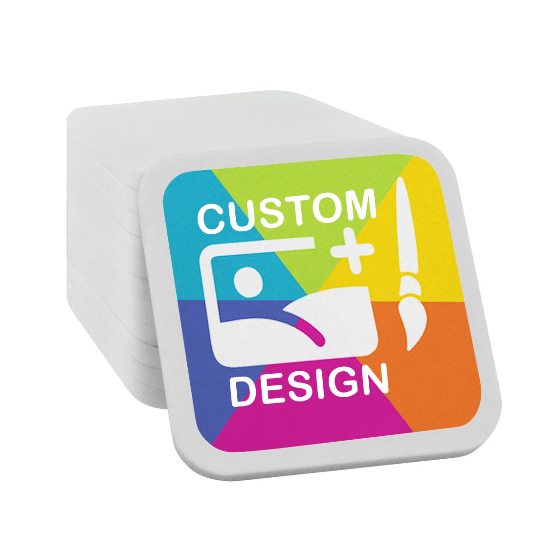 Square Plastic Tokens Custom Printed | High-Quality & Affordable ...