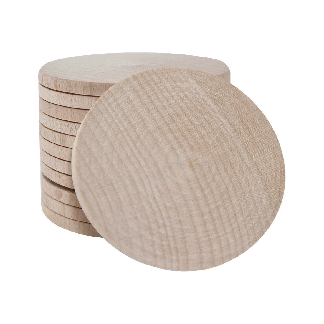 Round Maple Wood Eco-Tokens 50mm