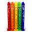 Large 5 Tube Reward Token Collector, Red, Orange, Yellow, Green and Blue Tubes Filed with Tokens In Matching Colours