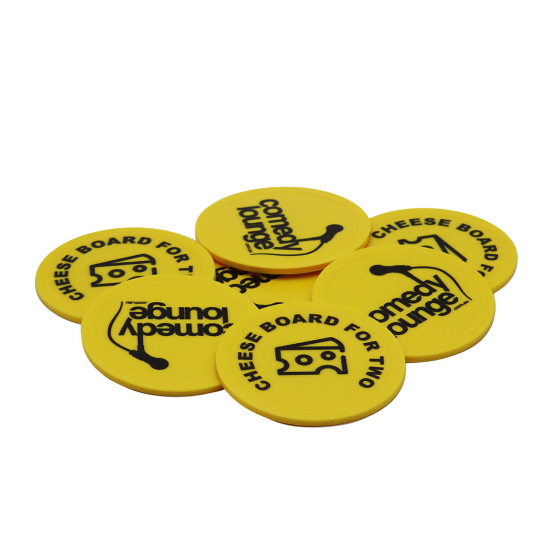 Custom Printed Round Plastic Tokens 70mm - MOQ 50