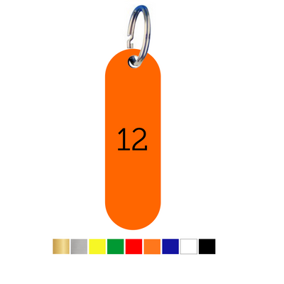 Acrylic Key Tags with Custom Engraving